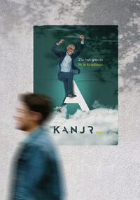 Kanjr poster met campagnebeeld
