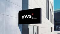 MVS in motion sign logo